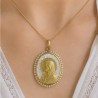 Médaille Vierge Marie de la Belle Epoque.