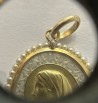 Médaille Vierge Marie de la Belle Epoque.