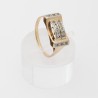 BAGUE OR JAUNE 18 KT 1940