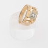 BAGUE OR JAUNE 18 KT 1940