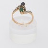 You and Me, French Art Nouveau ring