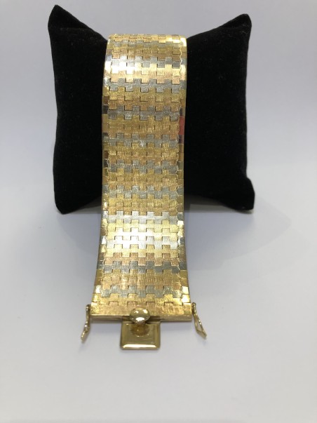 French 1950 gold bracelet