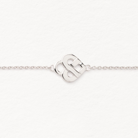 Bracelet Coeur entrelacé or rose