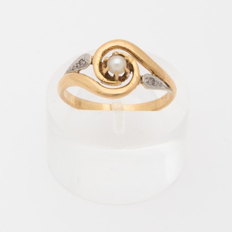 BAGUE TOURBILLON ART NOUVEAU 