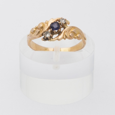 Bague tourbillon perle