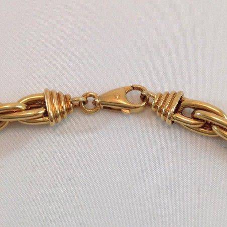Chaine tressé or 
