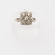French Art Deco square ring
