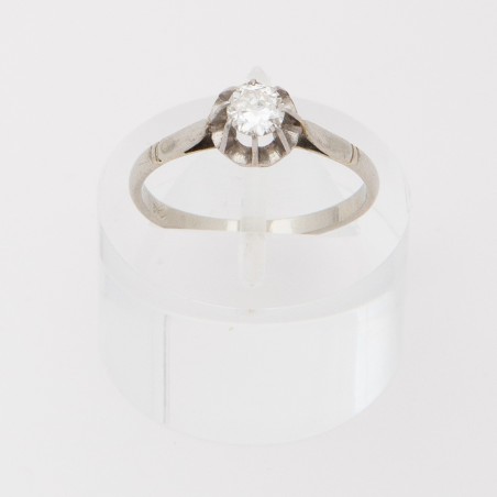 French Victorian engagement ring