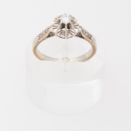 French Victorian engagement ring