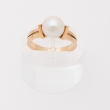 French 1950 Akoya pearl ring