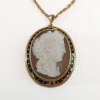 Antique Women Cameo on Agate