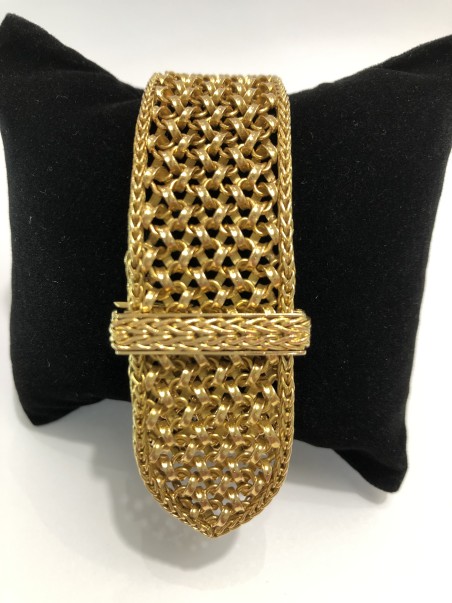 Bracelet ceinture tressée 1950