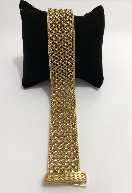Bracelet ceinture tressée 1950
