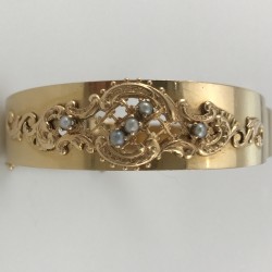 Napoléon III French Fine Pearls bracelet.