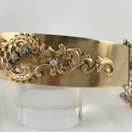 Napoléon III French Fine Pearls bracelet.
