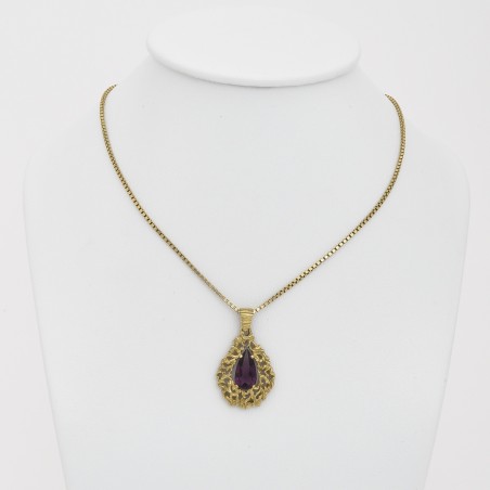 AMETHYSTE ANCIENNE DROP