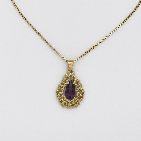 AMETHYSTE ANCIENNE DROP