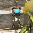 Turquoise and Pearl Talisman