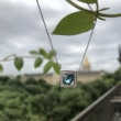 Aquamarine and Diamond White Gold Necklace