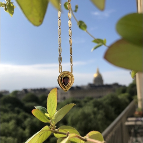 Amethyst Drop Pendant