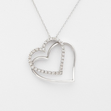 LINKED HEART PENDANT