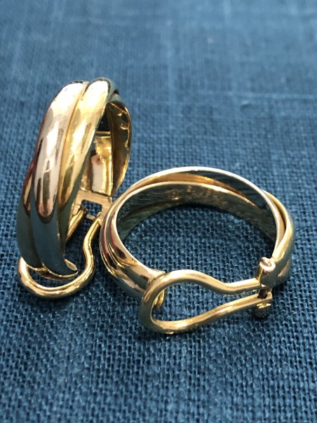 CARTIER TRINITY BOUCLES D OREILLES