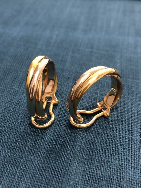 CARTIER TRINITY BOUCLES D OREILLES