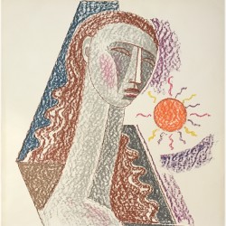 Mario tozzi lithographies femme