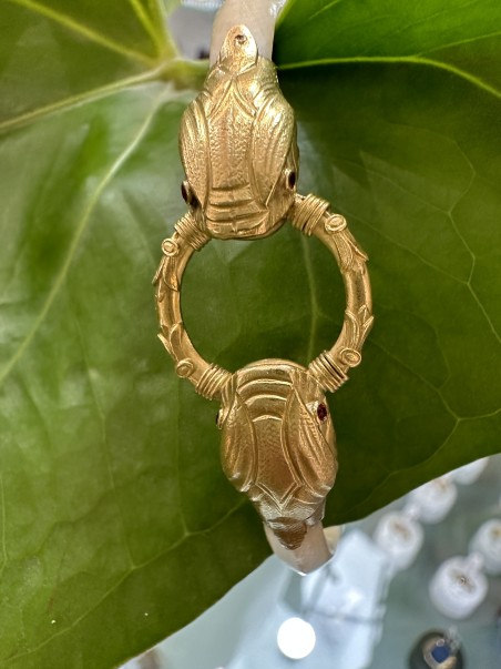 JONC SERPENT OR ET IVOIRE 