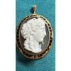 Antique Women Cameo on Agate