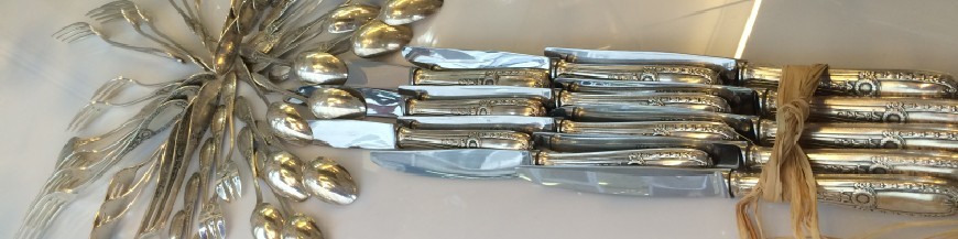 Silver cutlery set 